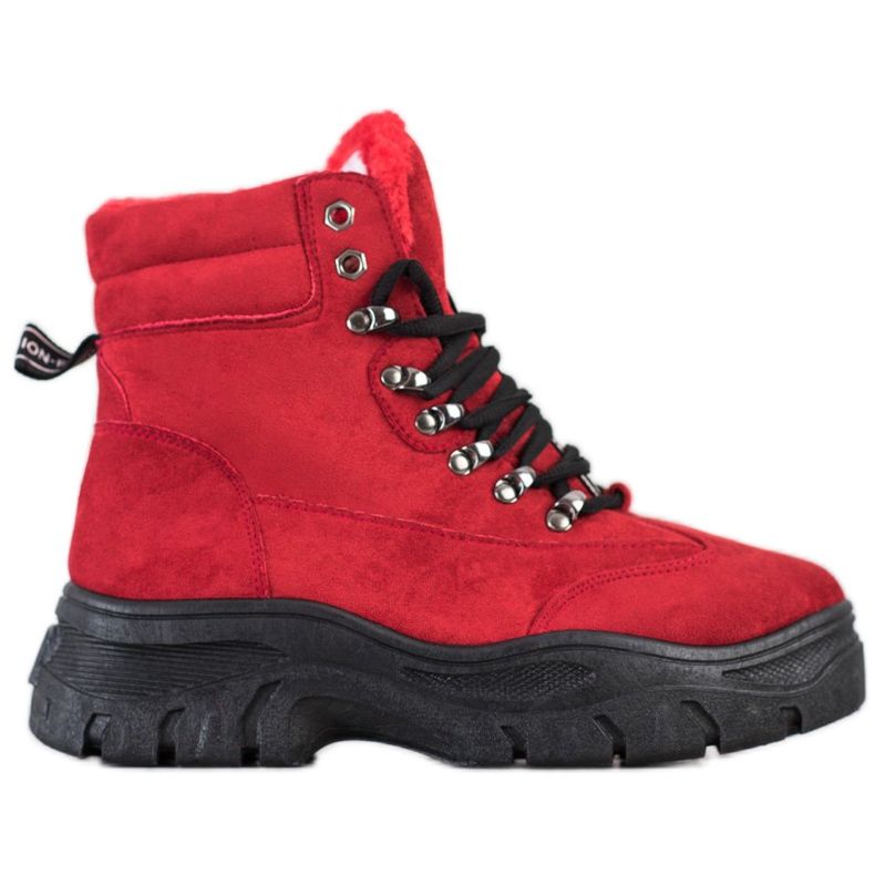 SHELOVET Red Fashion Trappers vermelho