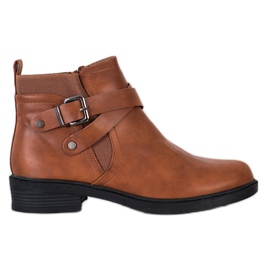 Top Shoes Botas clássicas marrons marrom