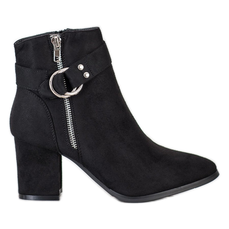 Balada Botas Elegantes Com Ornamento preto