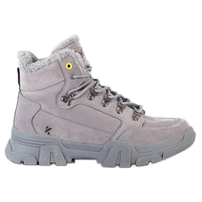 Kylie Caçadores com pele de carneiro cinza Kylie Caçadores com pele de carneiro cinza