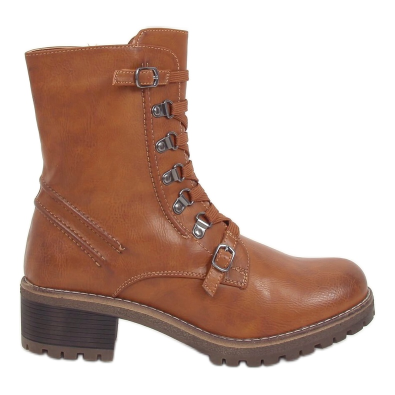 Camel 361 Botas militares Camel castanho Camel 361 Botas militares Camel castanho