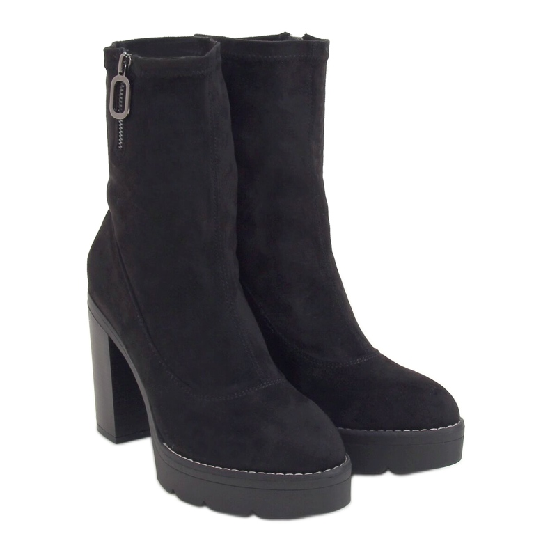 Botas plataforma pretas 9513 pretas preto