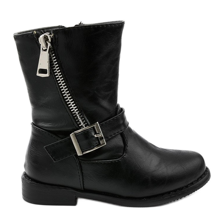 Botas infantis pretas para meninas Dlary preto