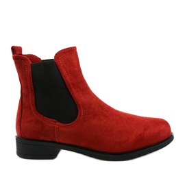 Botas com isolamento achatado vermelho Torwarin Botas com isolamento achatado vermelho Torwarin