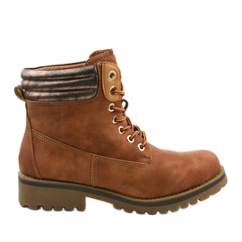 Botas de camelo amarradas, Halitta isoladas marrom multicolorido
