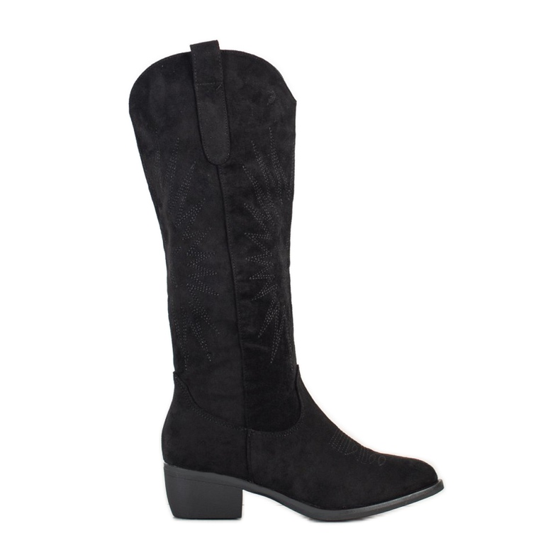 Bestelle Botas de cowboy casuais preto