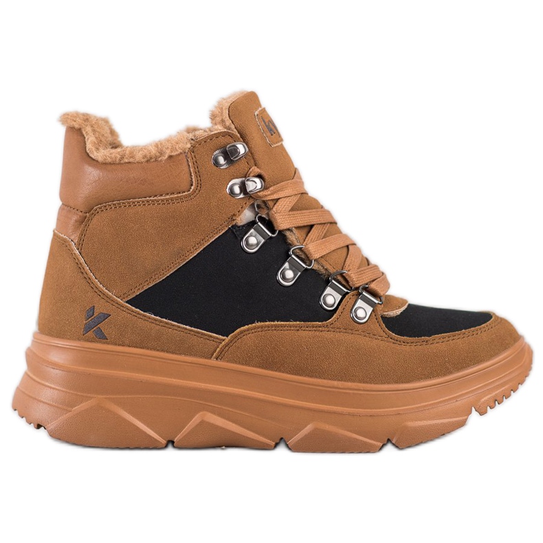 Kylie Caçadores de luz na plataforma castanho