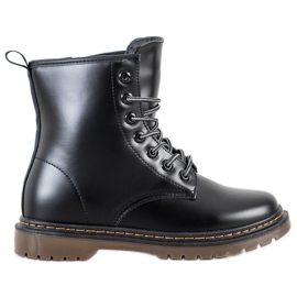 SHELOVET Botas de couro ecológico preto SHELOVET Botas de couro ecológico preto