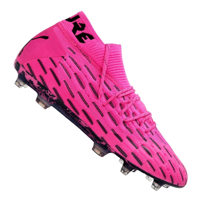 Chuteiras Puma Future 6.1 Netfit Fg / Ag M 106179-03 rosa, preto rosa