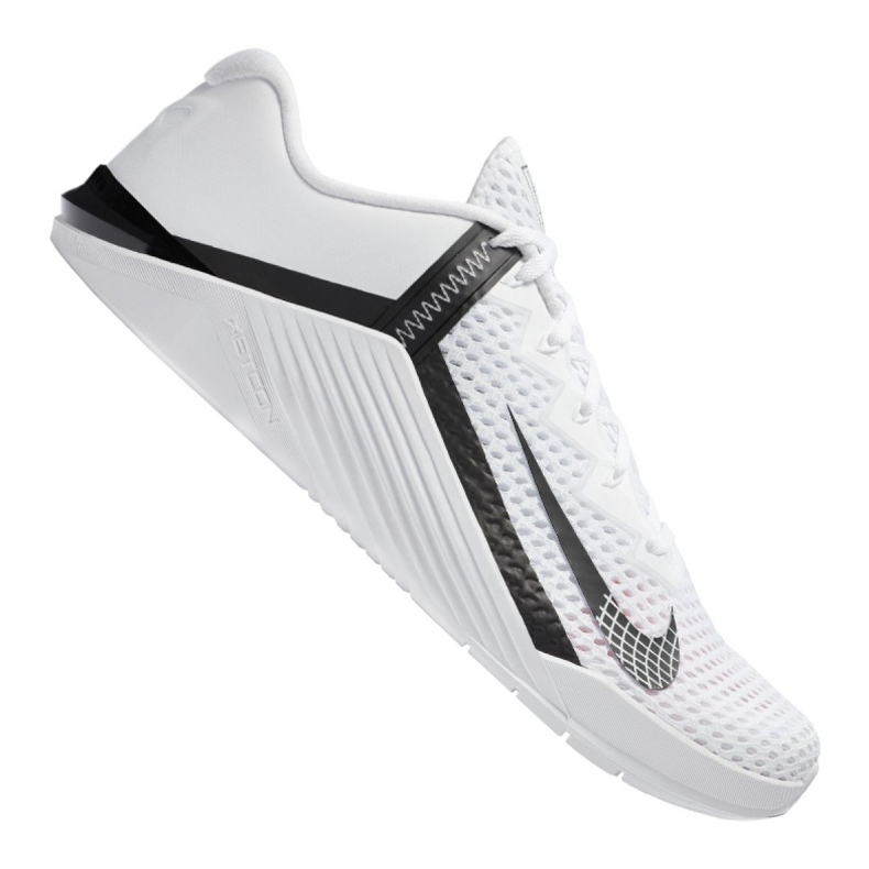 Tênis de treinamento Nike Metcon 6 M CK9388-100 branco preto