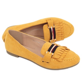 Mocassim feminino mel 88-381 amarelo