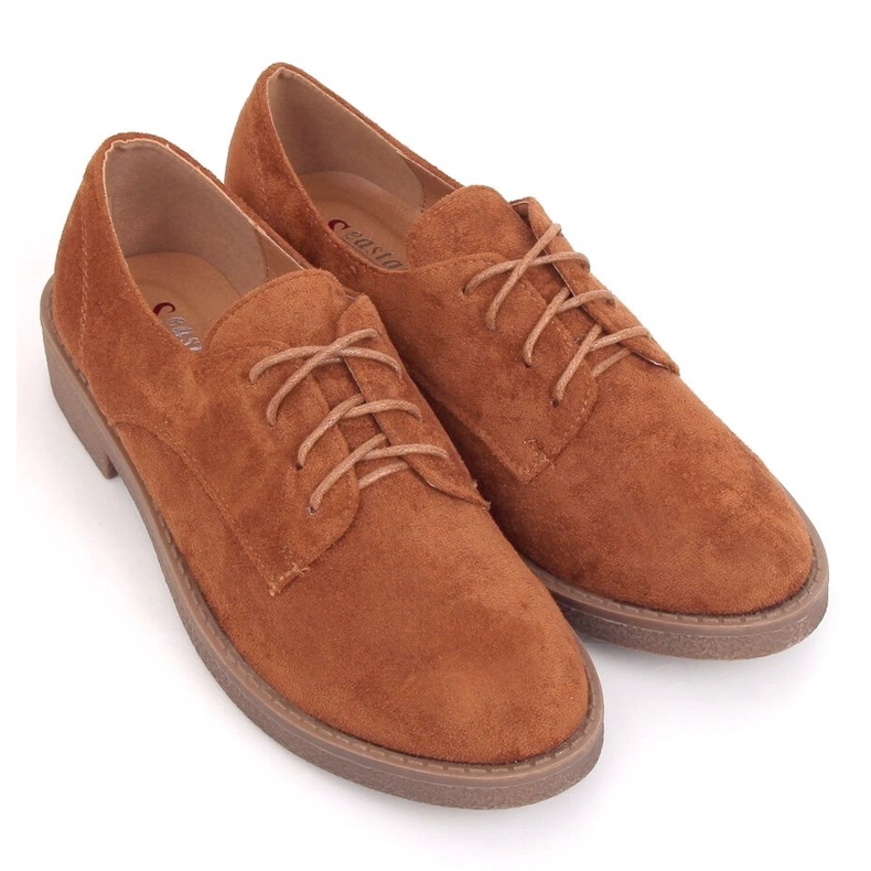 Mocassins de camelo TU146 castanho multicolorido