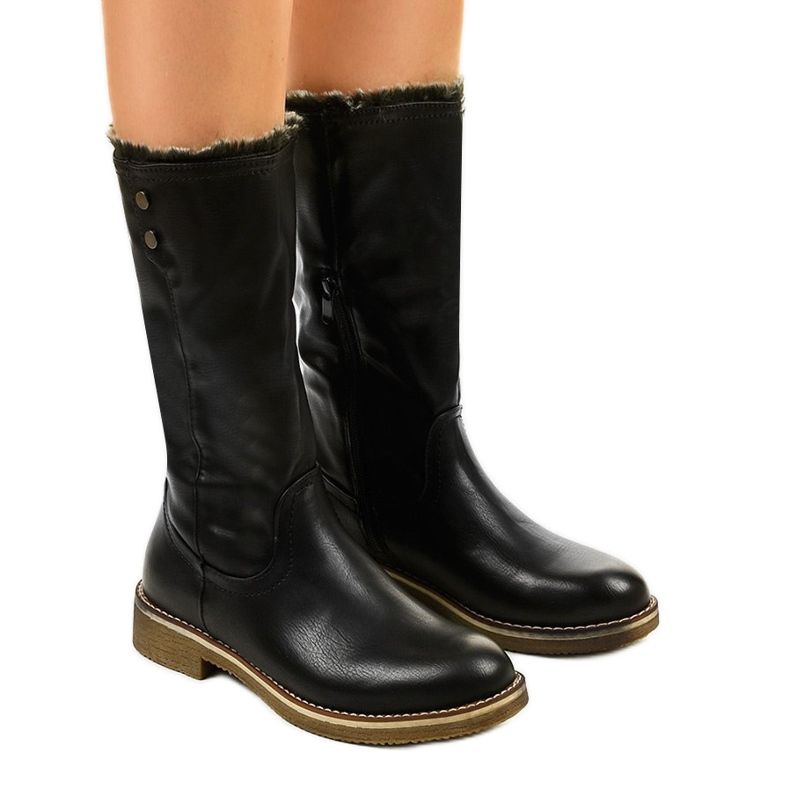 Botas com isolamento Galaphaura pretas preto