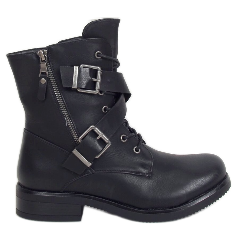 Botas militares pretas 88041 pretas preto