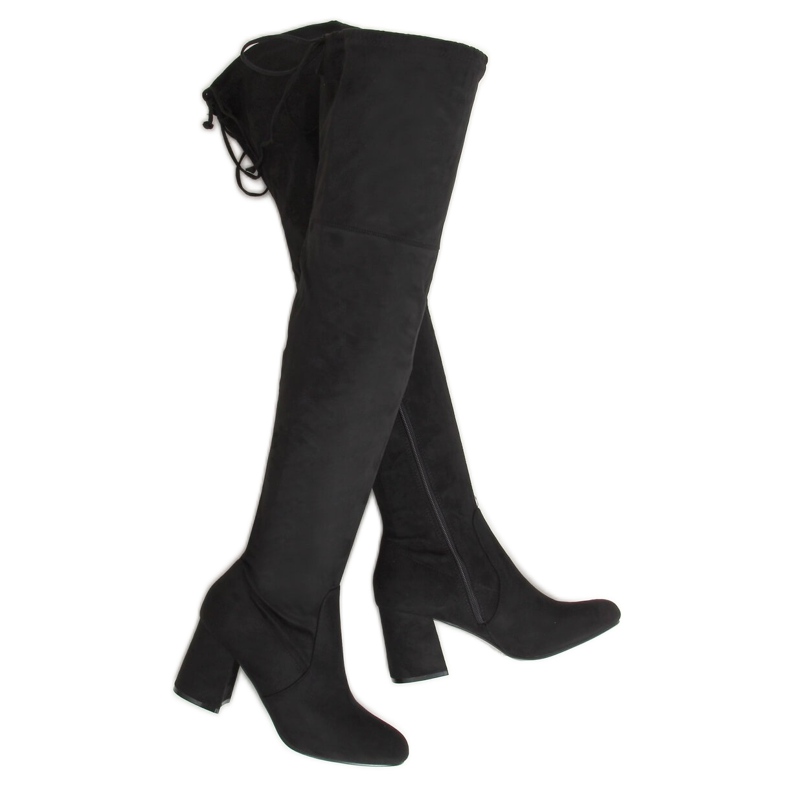 Botas pretas de salto alto 2C1X1809-27 pretas preto