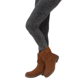 Camel 6981 Camel botas femininas castanho amarelo