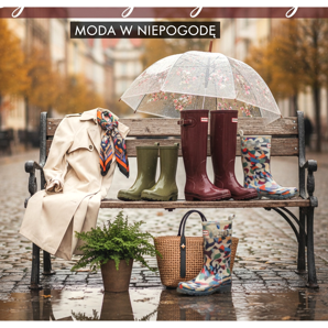 Botas Wellington e botas de chuva elegantes – como ficar na moda com mau tempo?