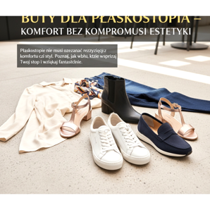 Sapatos para pés chatos - conforto sem comprometer a estética