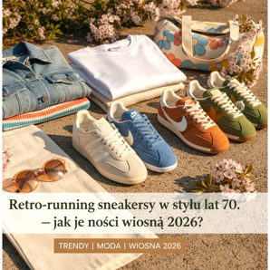 Tênis retrô no estilo dos anos 70 - como usá-los na primavera de 2026?