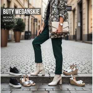 Sapatos veganos - calçados da moda sem couro animal