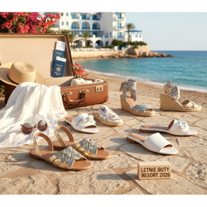 Sapatos de verão em estilo resort - do hotel à praia 2026