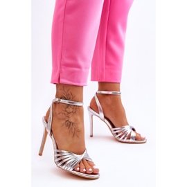 Sandálias Femininas Prateadas My Darling prata 2