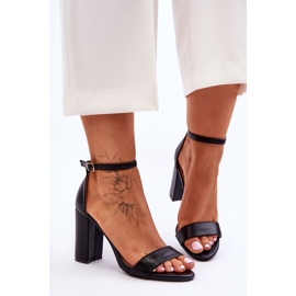 WD1 Sandálias de Salto Alto Preto Individual 2