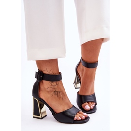 PS1 Sandálias Elegantes de Salto Alto Preto Sorel 1