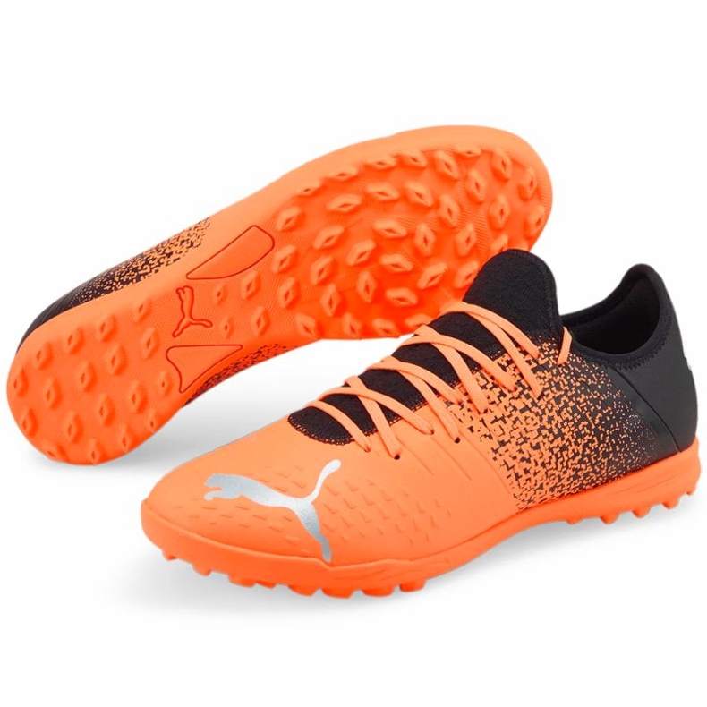 Chuteiras de futebol Puma Future Z 4.3 Tt M 106770 01 laranjas e vermelhos 4