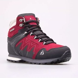 Botas de caminhada Bergson em Tubkal Mid Borgonha vermelho 1
