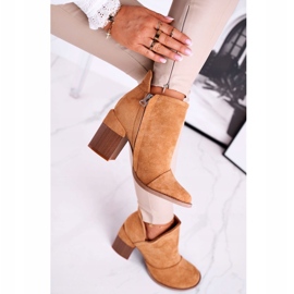 Bella Paris Botas femininas no salto Camel Cut Meliori marrom 2
