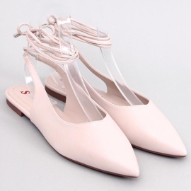 Sapatilhas de balé com salto aberto Jody Beige bege 1