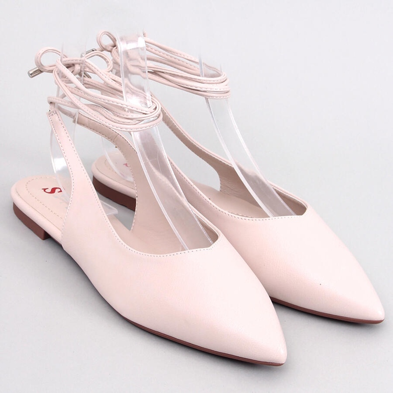 Sapatilhas de balé com salto aberto Jody Beige bege 1