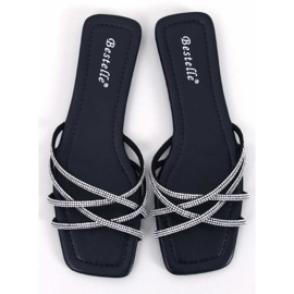 Sliders de strass Rexha Black preto 1