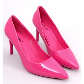 Sapatos stiletto lacados Charlotte Fuchsia rosa 1