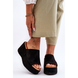 Chinelos Femininos On A Massive Platform Black Martina preto 1