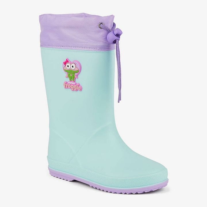 Botas Wellington com gola chuvosa Coqui 8508-637-4402 verde 1