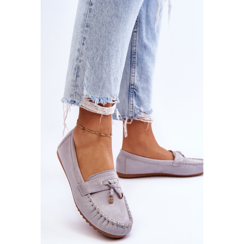 PS1 Mocassim Clássico de Camurça Cinza Good Time 2 PS1 Mocassim Clássico de Camurça Cinza Good Time 2