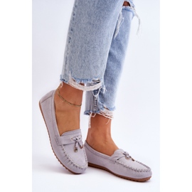 PS1 Mocassim Clássico de Camurça Cinza Good Time 1 PS1 Mocassim Clássico de Camurça Cinza Good Time 1