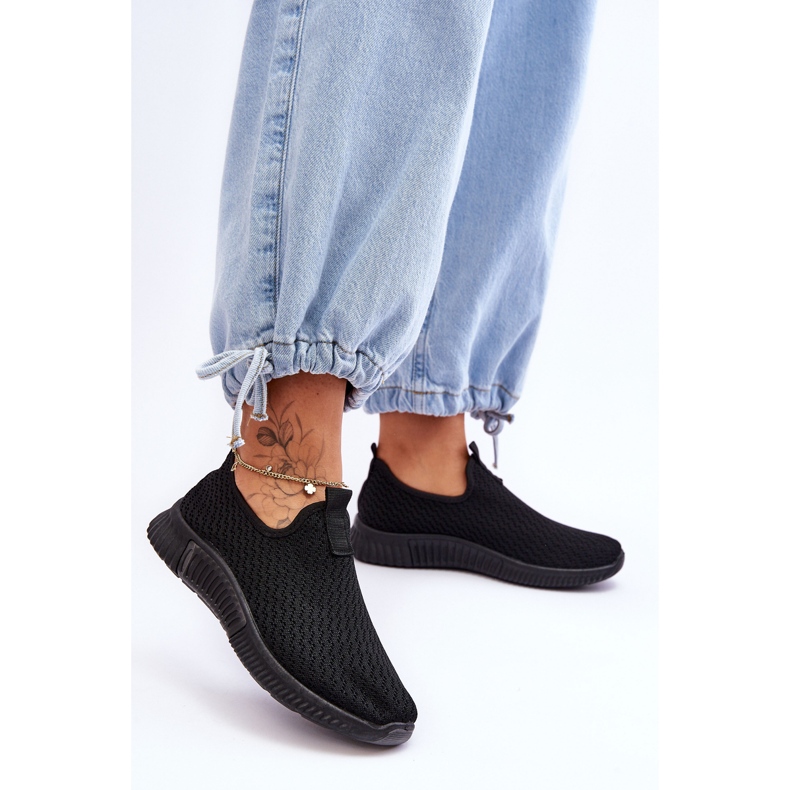 PM1 Tênis esportivo clássico preto Frankie sem cadarço 2