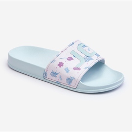 Chinelos femininos clássicos verde claro Jomix 1