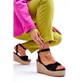 Sandálias Femininas de Cunha Preto Kendall 5