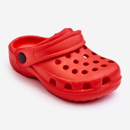 WJ1 Chinelos de espuma Crocs para crianças Red Percy vermelho 1