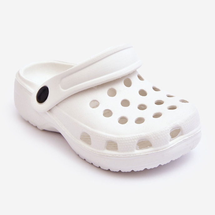 Sandália infantil Crocs de espuma branca Percy branco 1