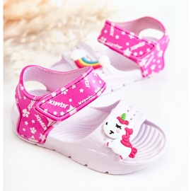 Sandália Infantil Espuma Leve Com Velcro Branco Asti 2