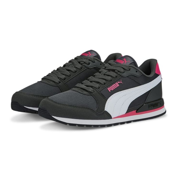 Puma St Runner v3 Mesh Jr 385510 16 sapatos preto 1