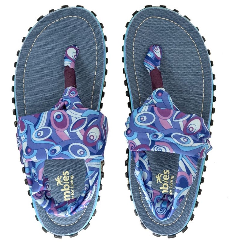 Chinelos Gumbies Slingback W G-SB-WN-PEAC azul 1