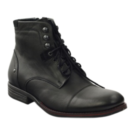 Botas pretas de inverno com zíper Pilpol 6009 preto 1 Botas pretas de inverno com zíper Pilpol 6009 preto 1