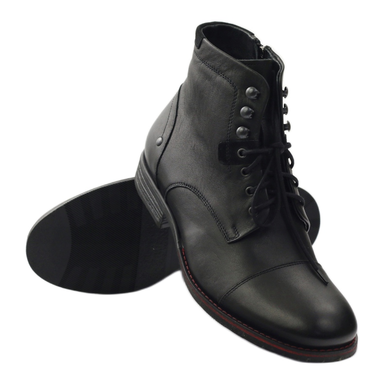 Botas pretas de inverno com zíper Pilpol 6009 preto 3 Botas pretas de inverno com zíper Pilpol 6009 preto 3