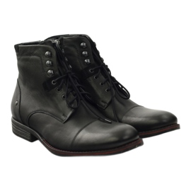 Botas pretas de inverno com zíper Pilpol 6009 preto 4 Botas pretas de inverno com zíper Pilpol 6009 preto 4